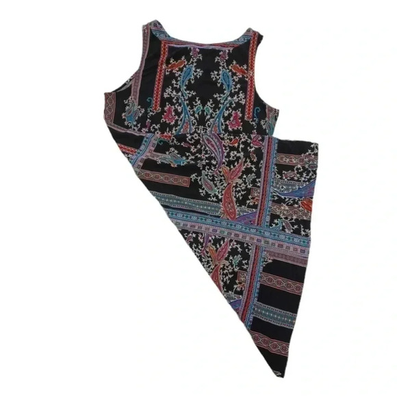 Nicole By Nicole Miller Multicoloured Sleeveless Shift Paisley Dress Size Large - Picture 2 of 8